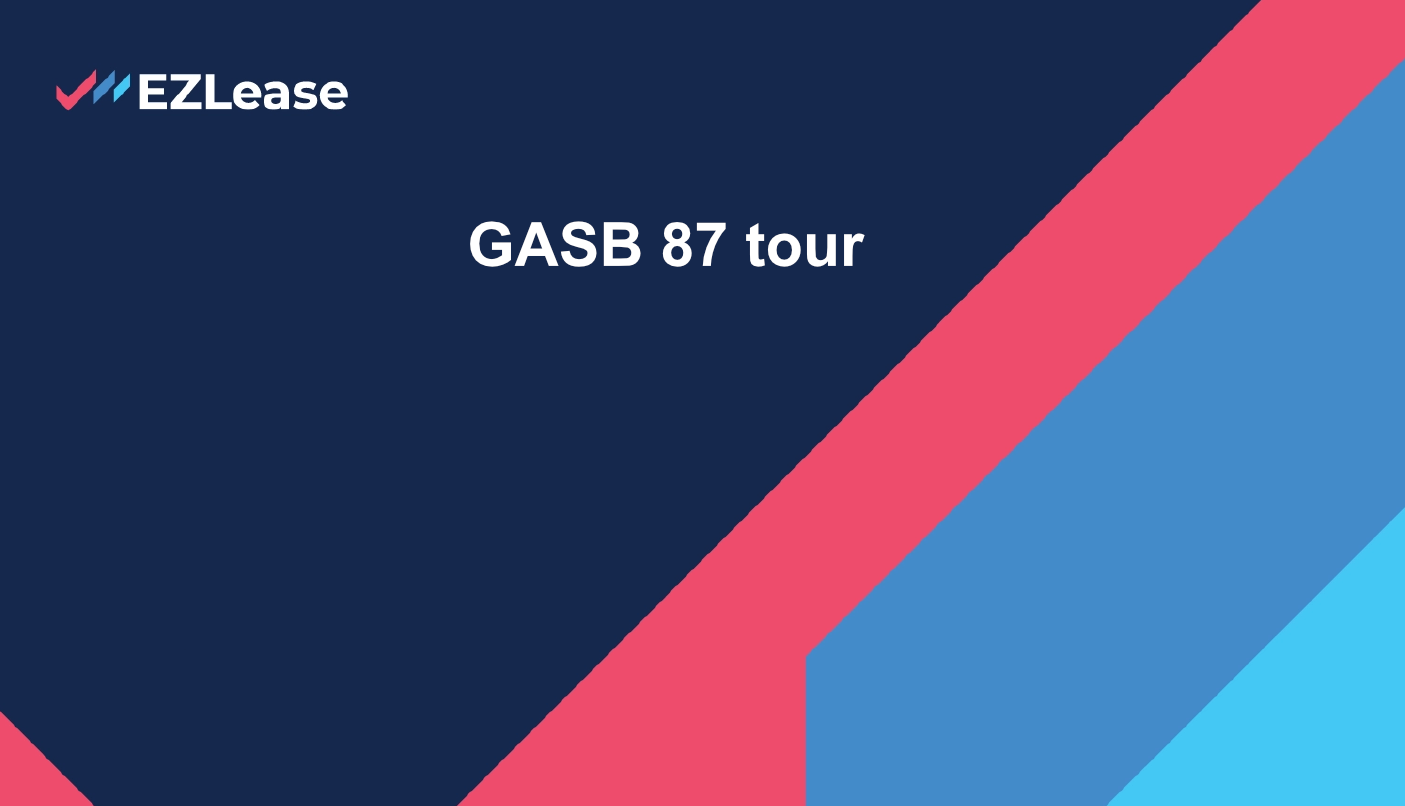 GASB 87 Help